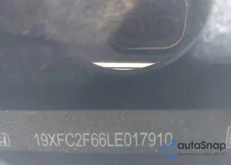 2020 Honda Civic Lx z USA, uszkodzony, nr VIN 19XFC2F66LE017910